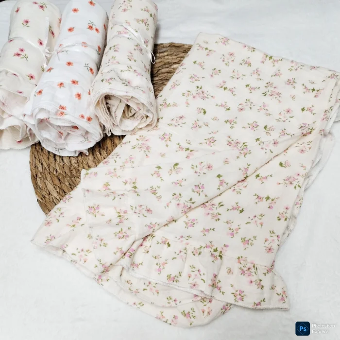 Mantita Volados Baby Cotton