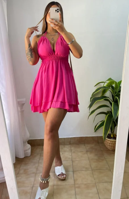 Vestido Fibrana Poplin