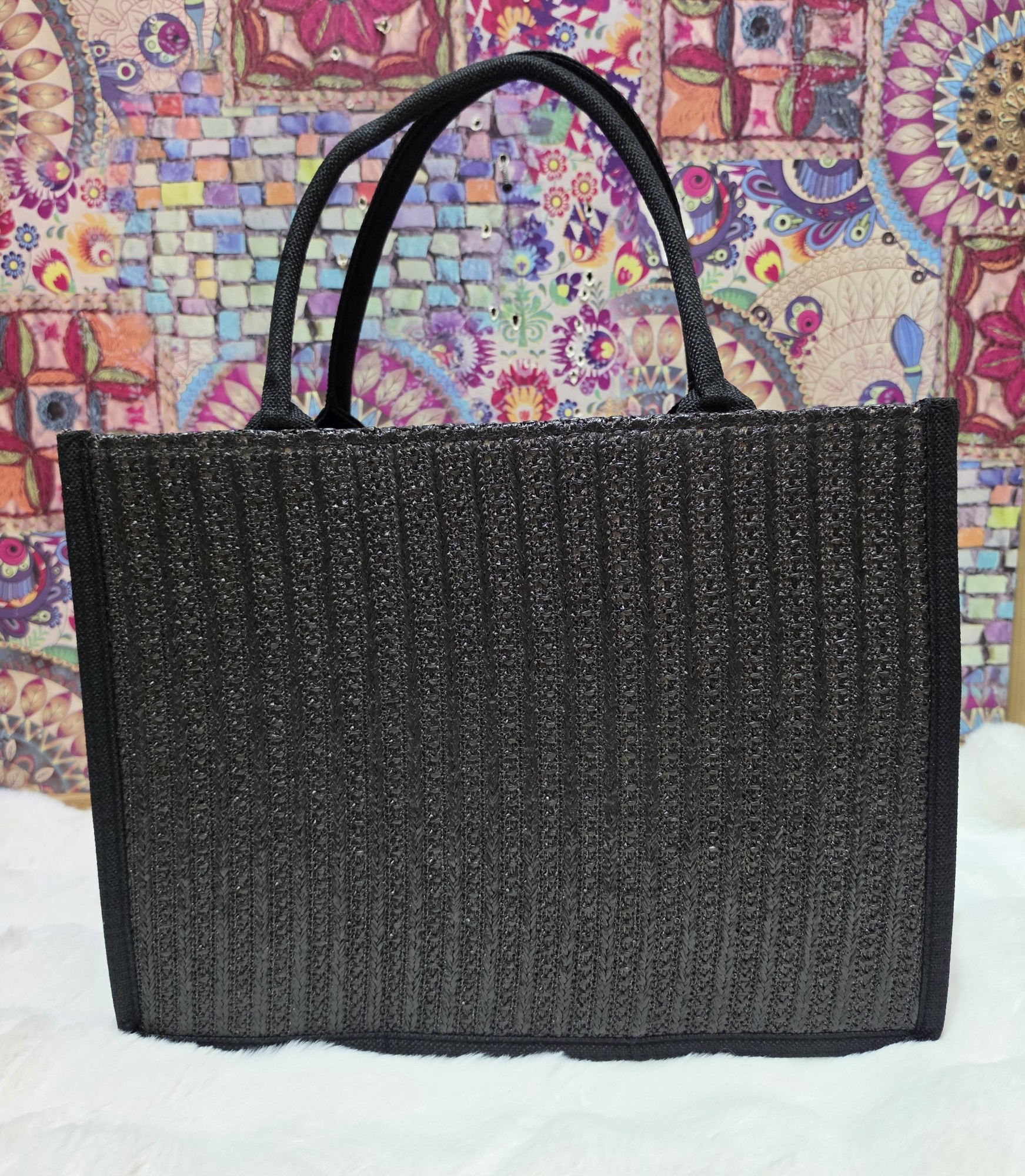 Nuevo Ingreso de Hermoso Bolso de Tela Rigida Tipo Playero Excelente Calidad - Imagen 5