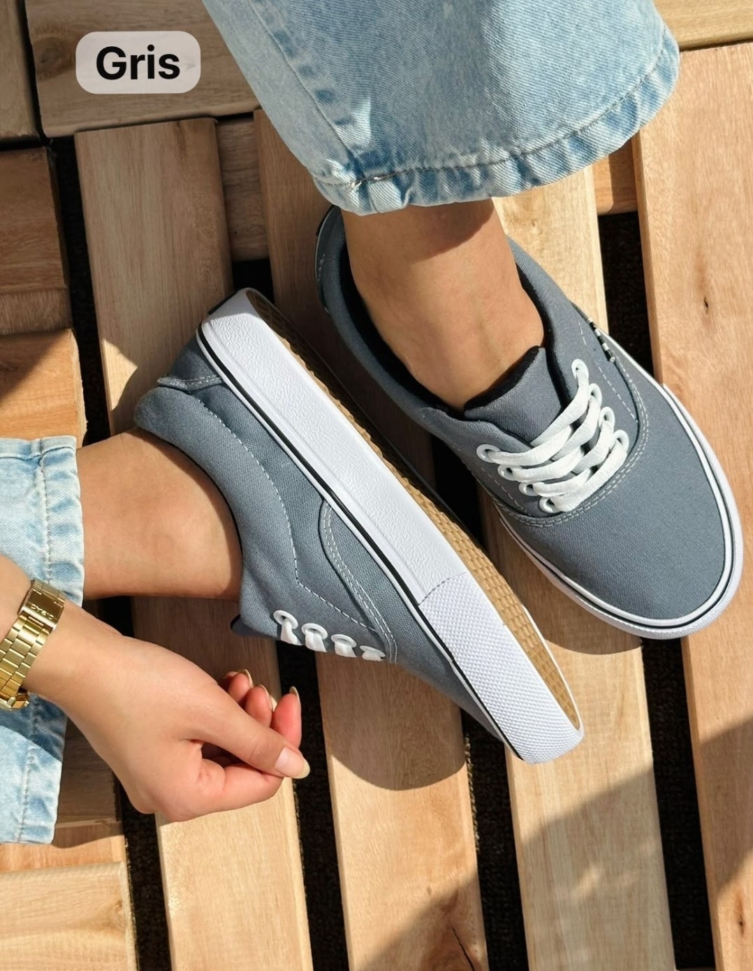 Zapatillas Lona Dama - Imagen 7
