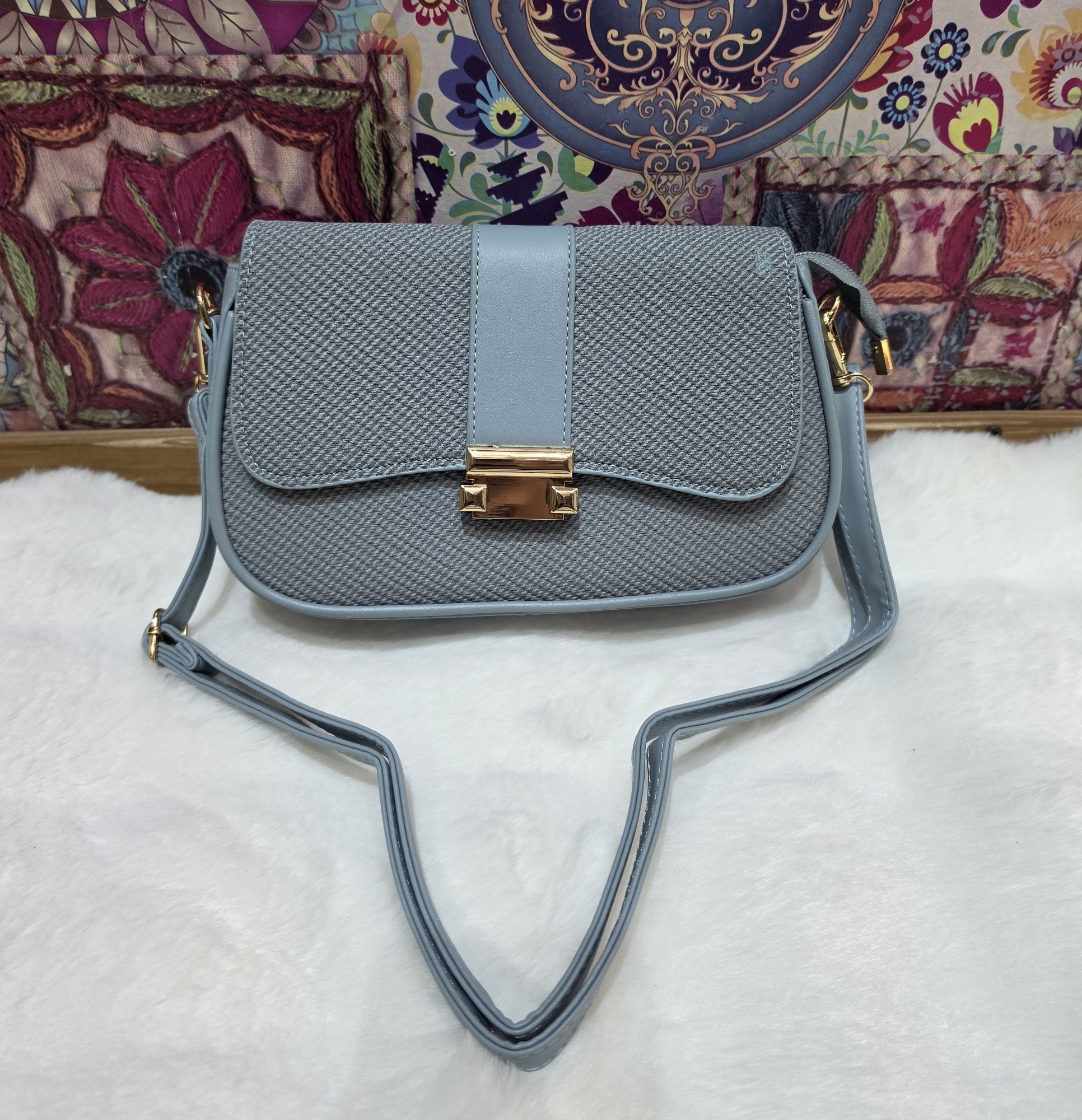 Nuevo Ingreso Morral de Cuero Pu con Tira Larga Desmontable- Regulable - Imagen 1