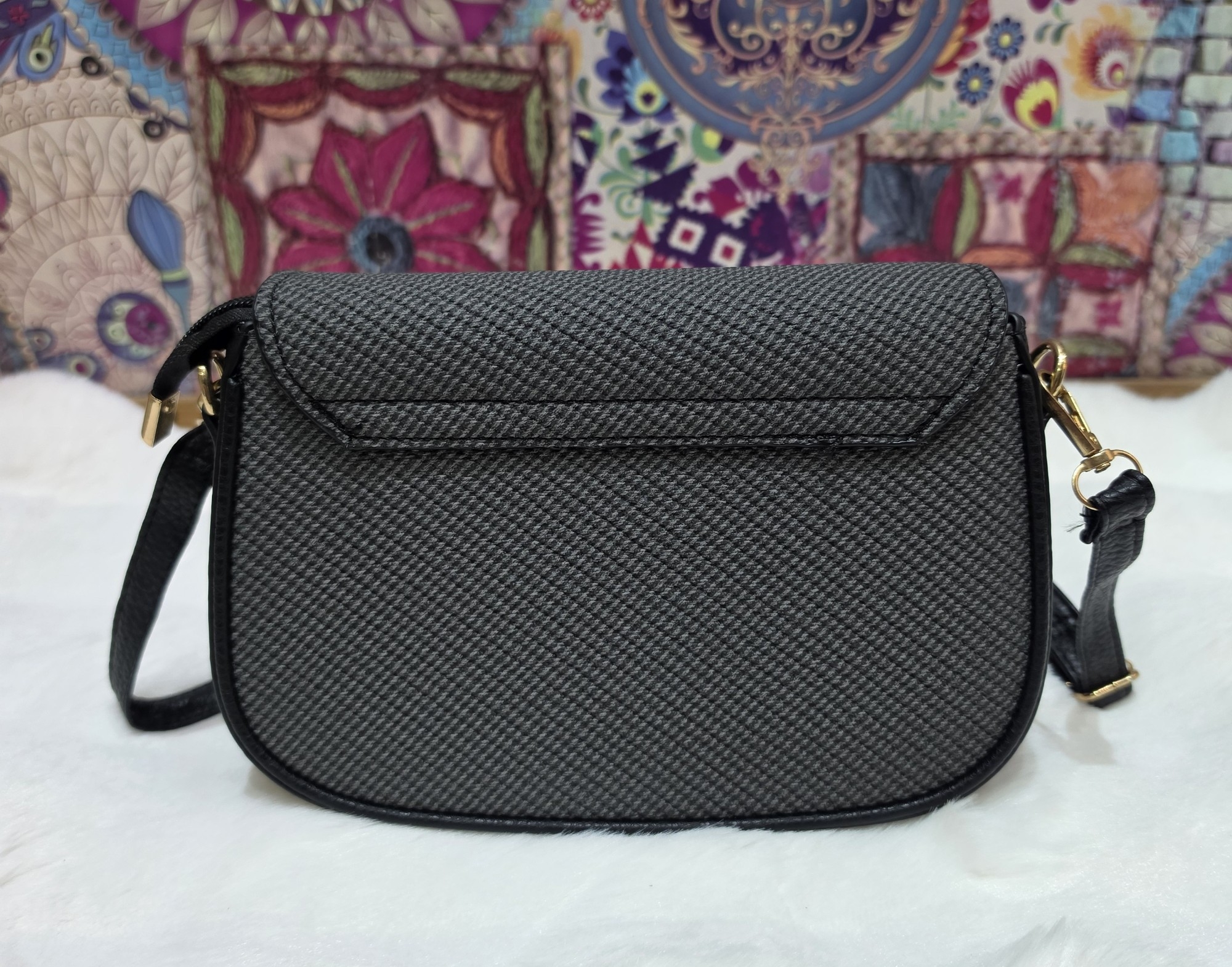 Nuevo Ingreso Morral de Cuero Pu con Tira Larga Desmontable- Regulable - Imagen 8