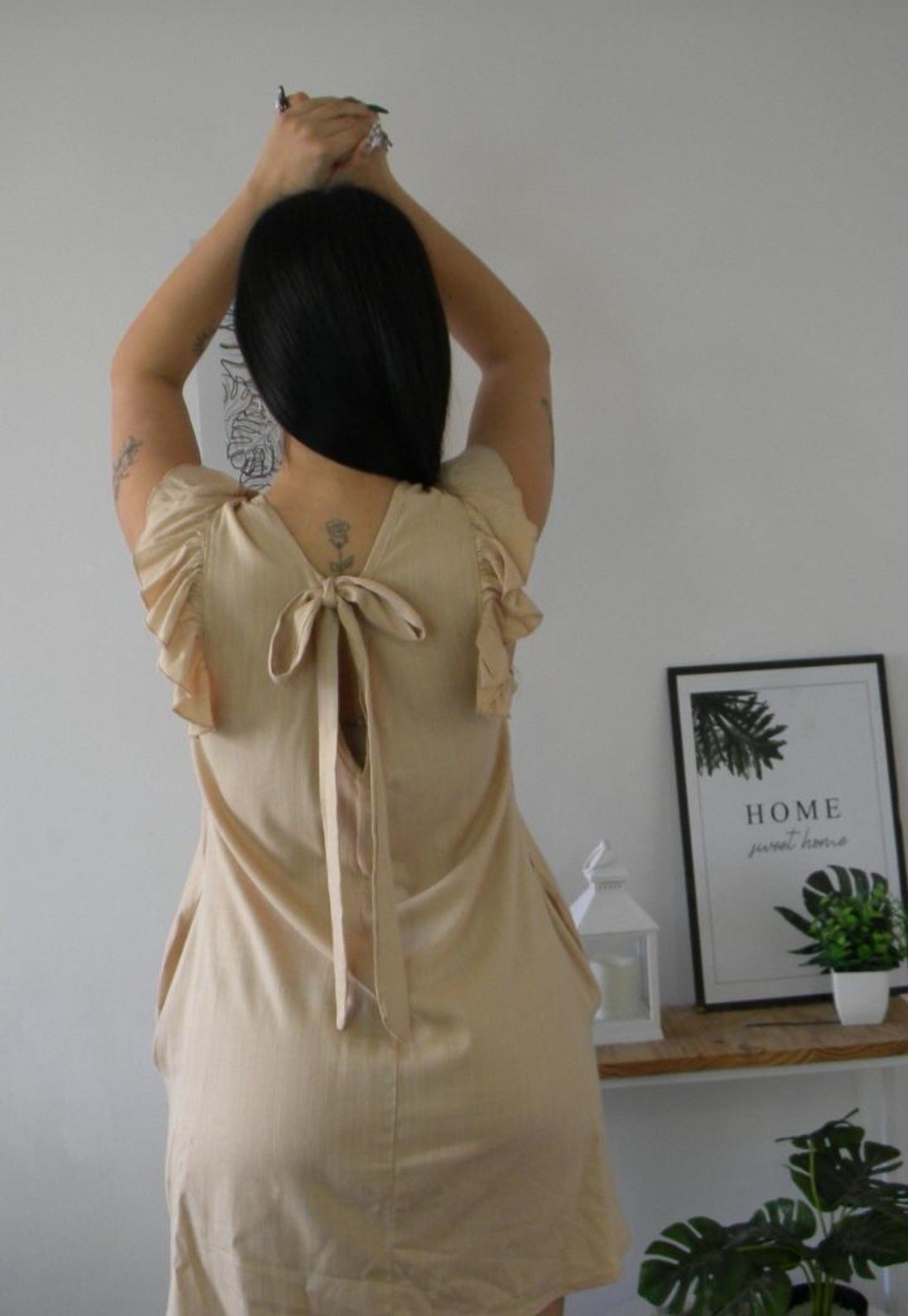 Vestido de Lino Espandex por Pedido y Curva  del 2 al 6 - Imagen 2