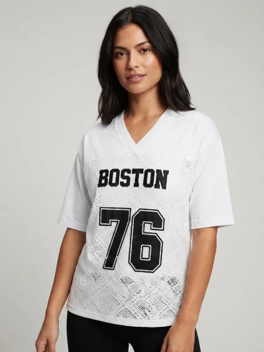 Remera Encaje