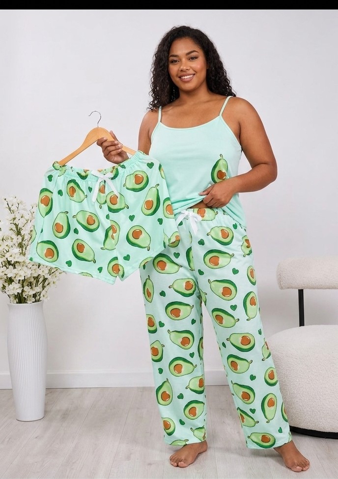 Pijamas Talles Grandes de 3.piezas - Imagen 4