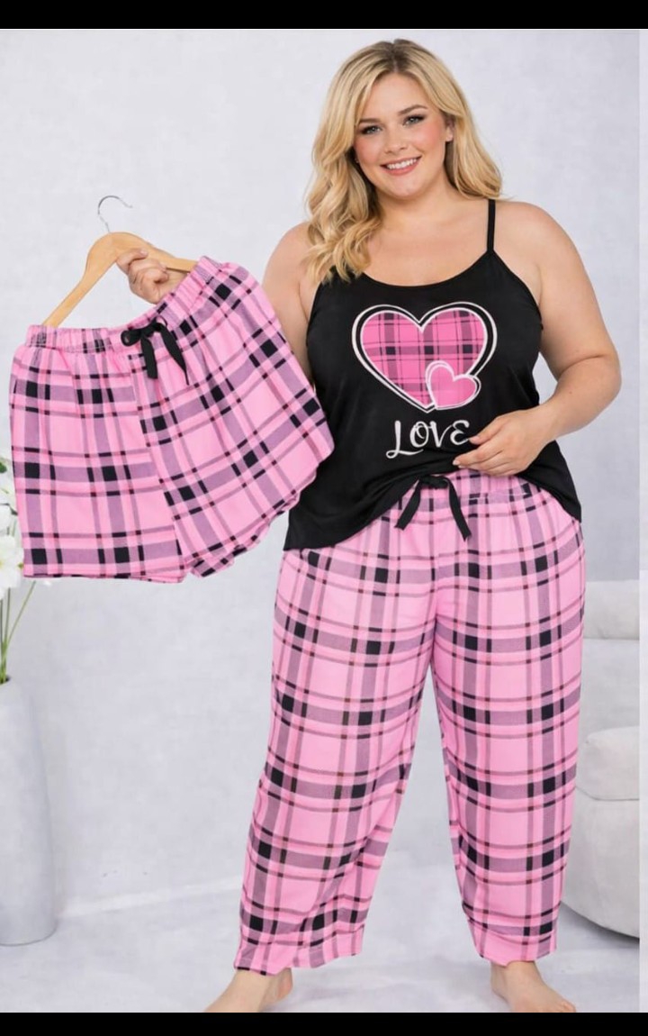 Pijamas Talles Grandes de 3.piezas - Imagen 6