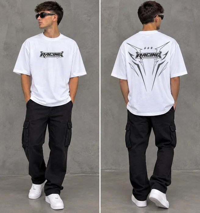 Remeras Overzice Estampadas