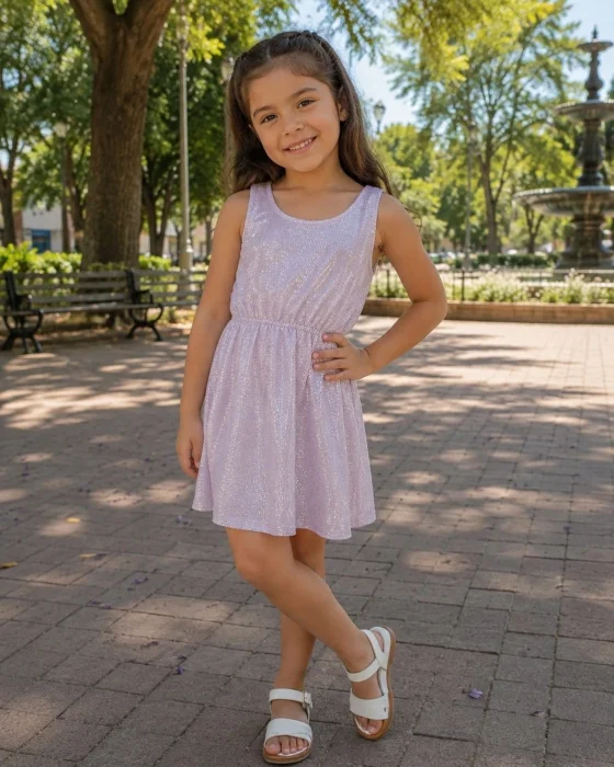 Vestido  Foil Brillo