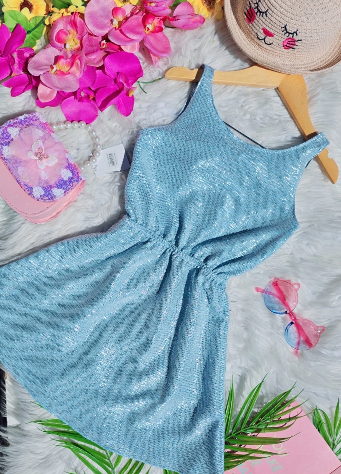 Vestido  Foil Brillo - Imagen 3