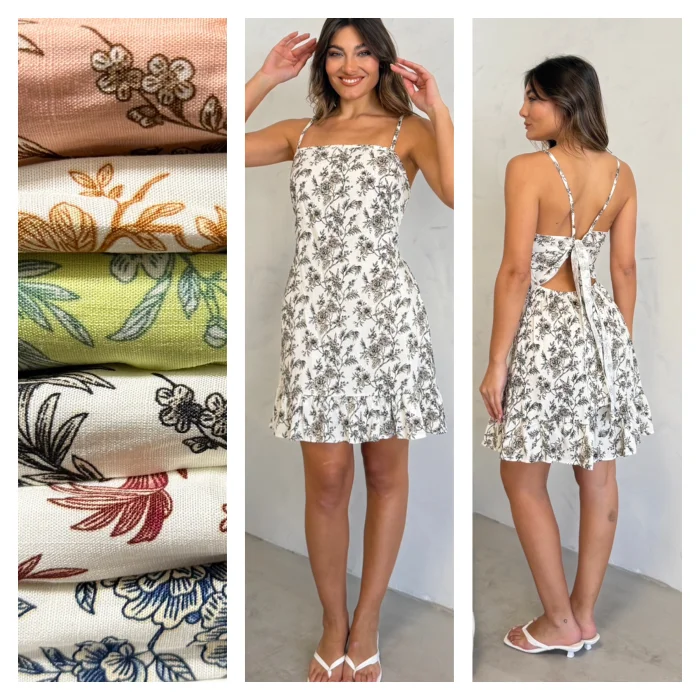 Vestido Corto (lino)