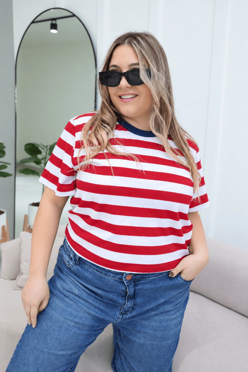 Boxys Rayadas Algodón Premium Peinado - Imagen 2