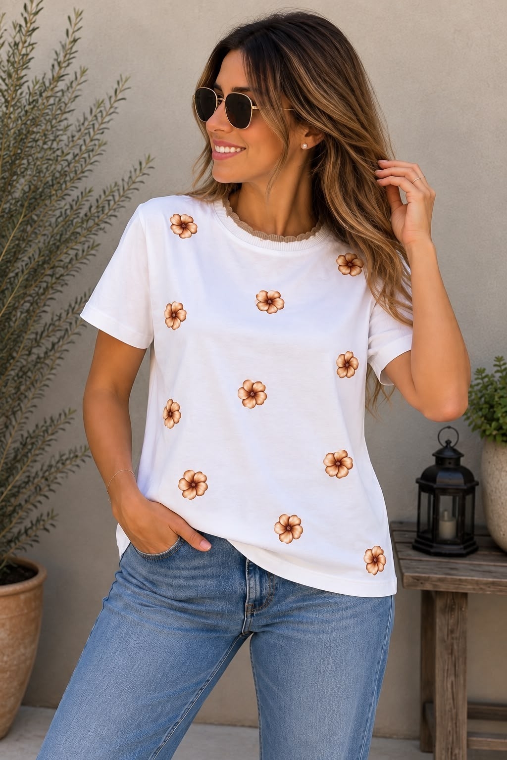 Remera Dama Cuello Hilo - Imagen 4