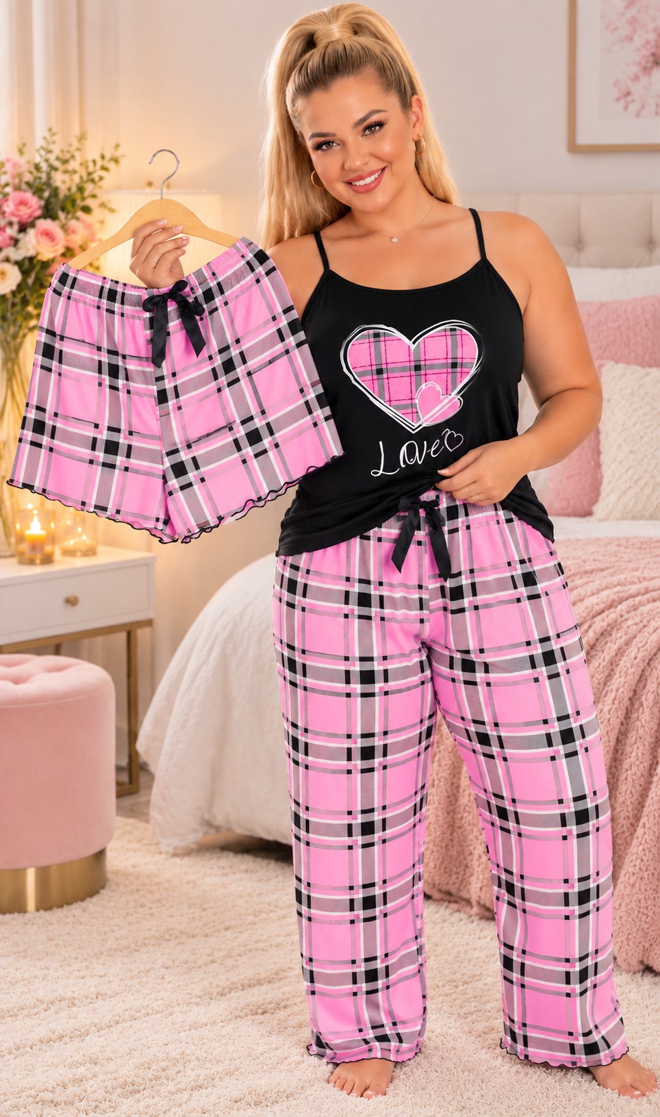 Pijamas Tres Piezas. Talles Especiales - Imagen 2