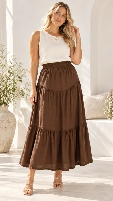 Pollera de Lino