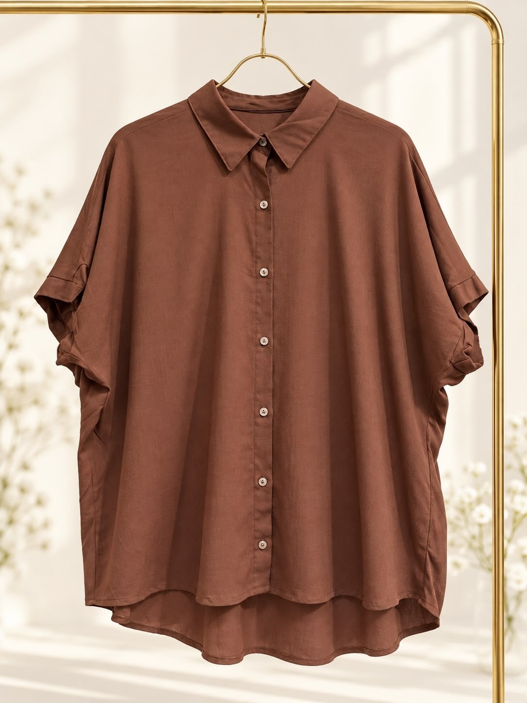 Maxi Camisa Lino Spandex - Imagen 2