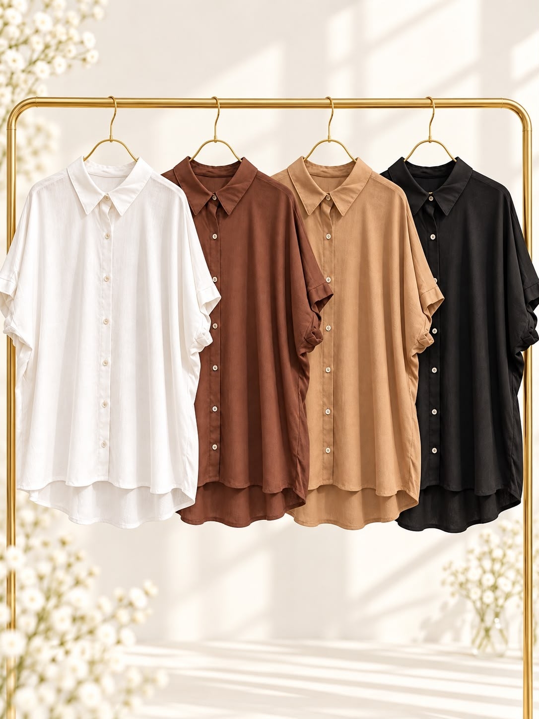 Maxi Camisa Lino Spandex - Imagen 3