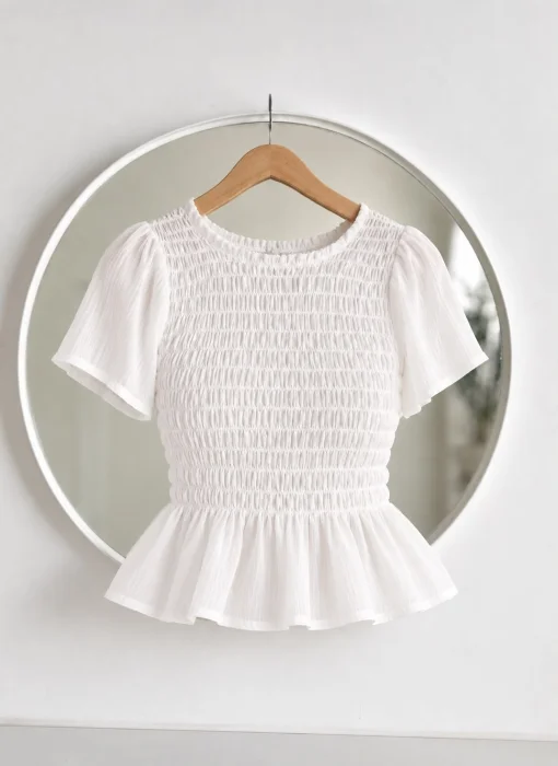 Remera Frunce Lino