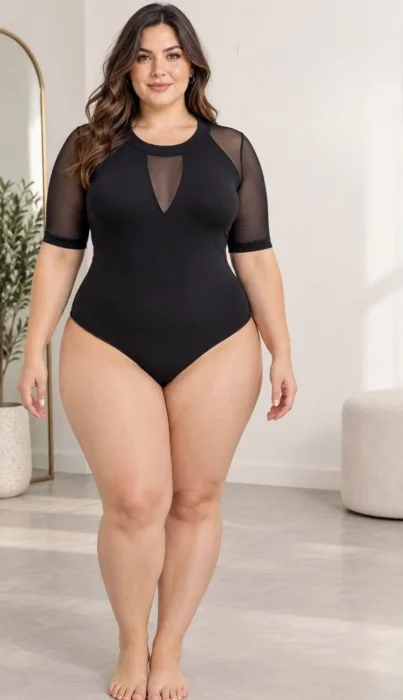Body Aylu Manga Corta