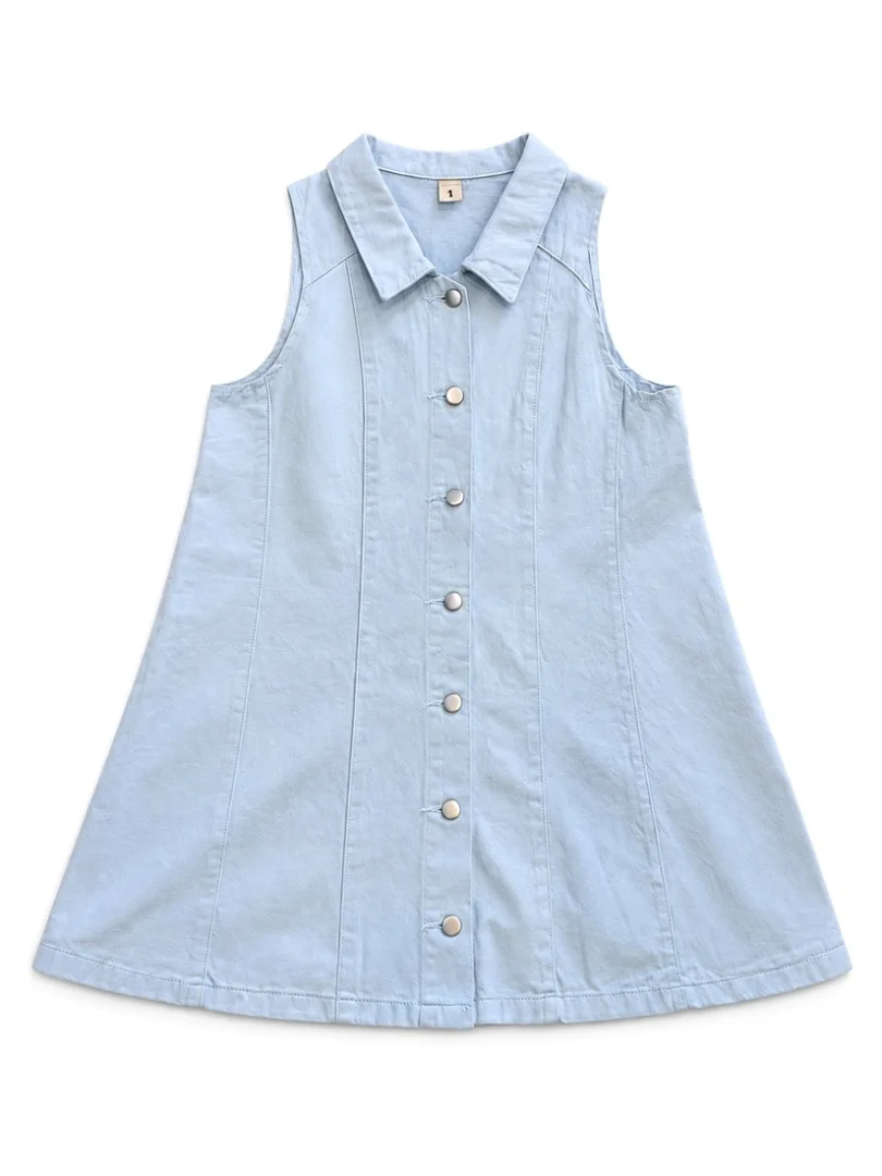 Vestido de Gabardina Rigida sin Mangas - 8735.jpg