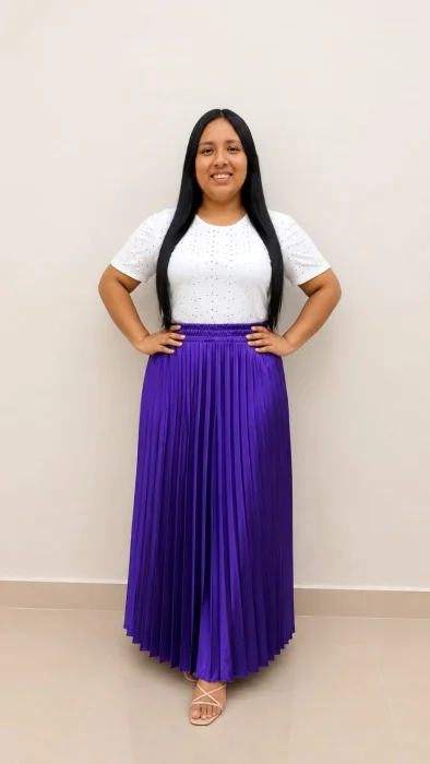 Pollera Plisada