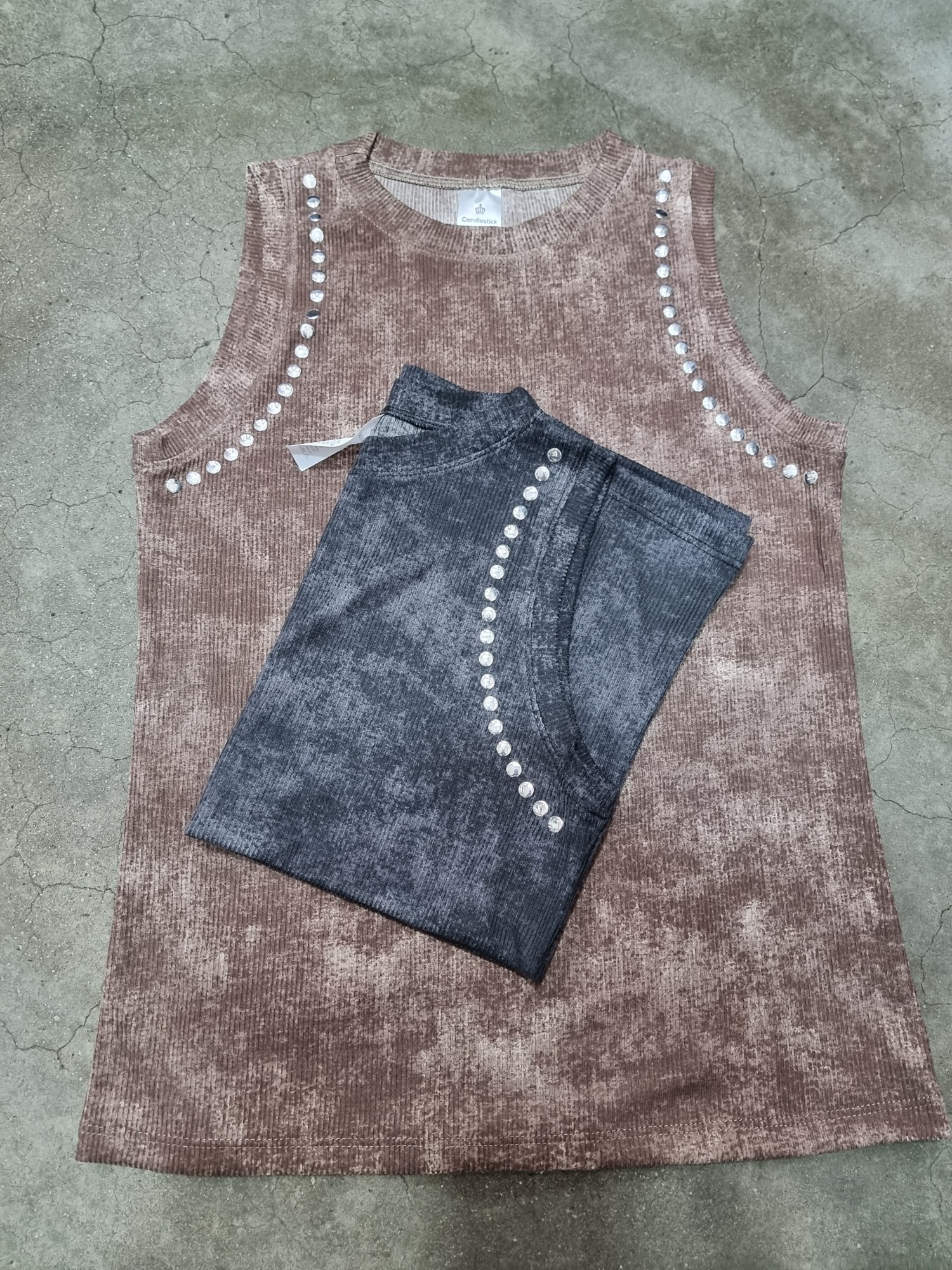 Musculosa .morley Batic. Tachas Mangas - Imagen 2