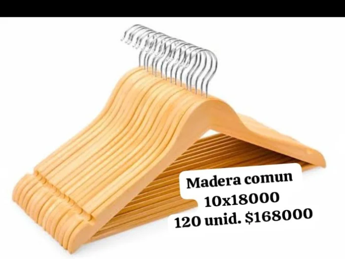Perchas Madera