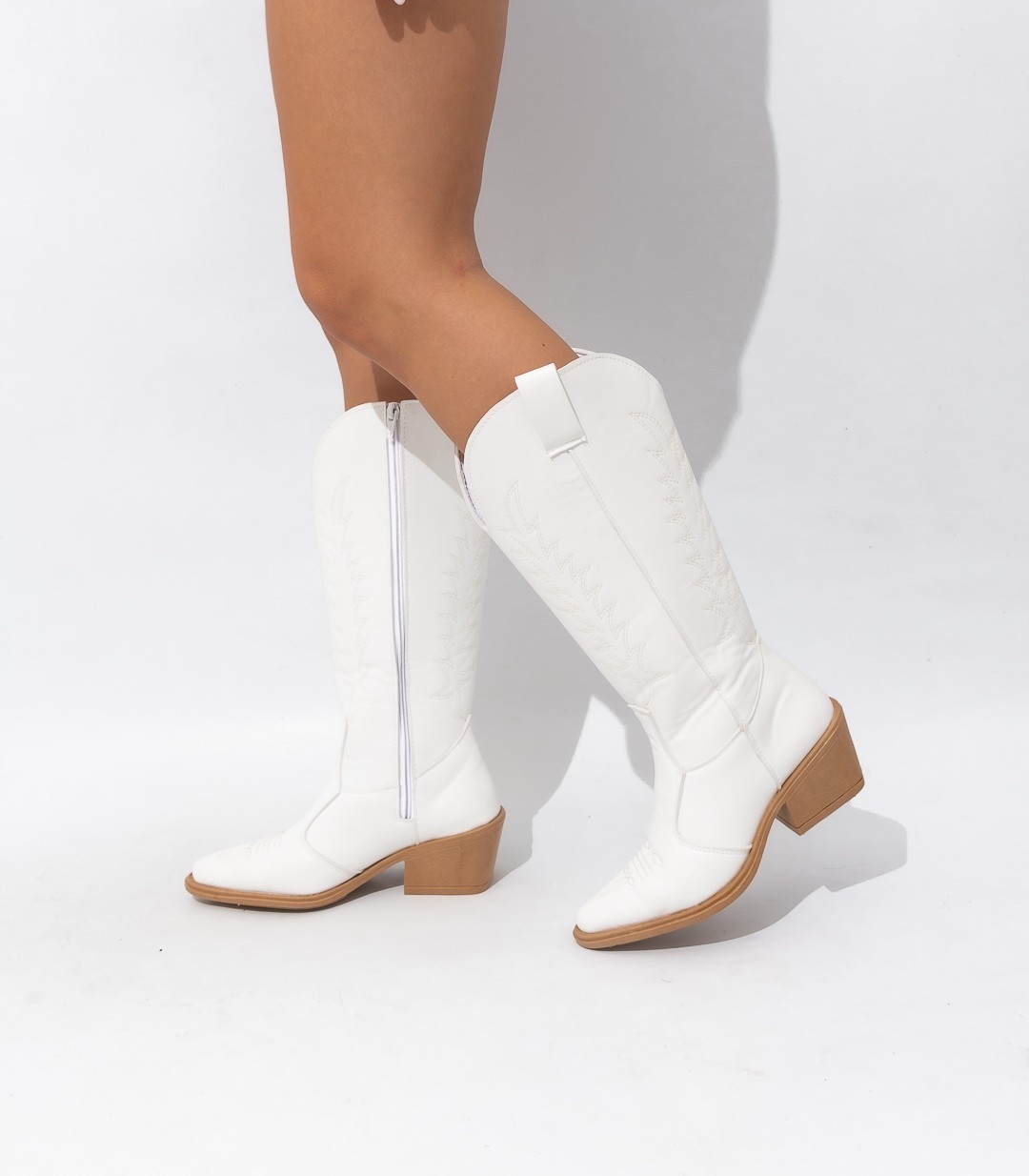 Texana Bordada Caña Alta Pantorrila Plus Size - Imagen 2