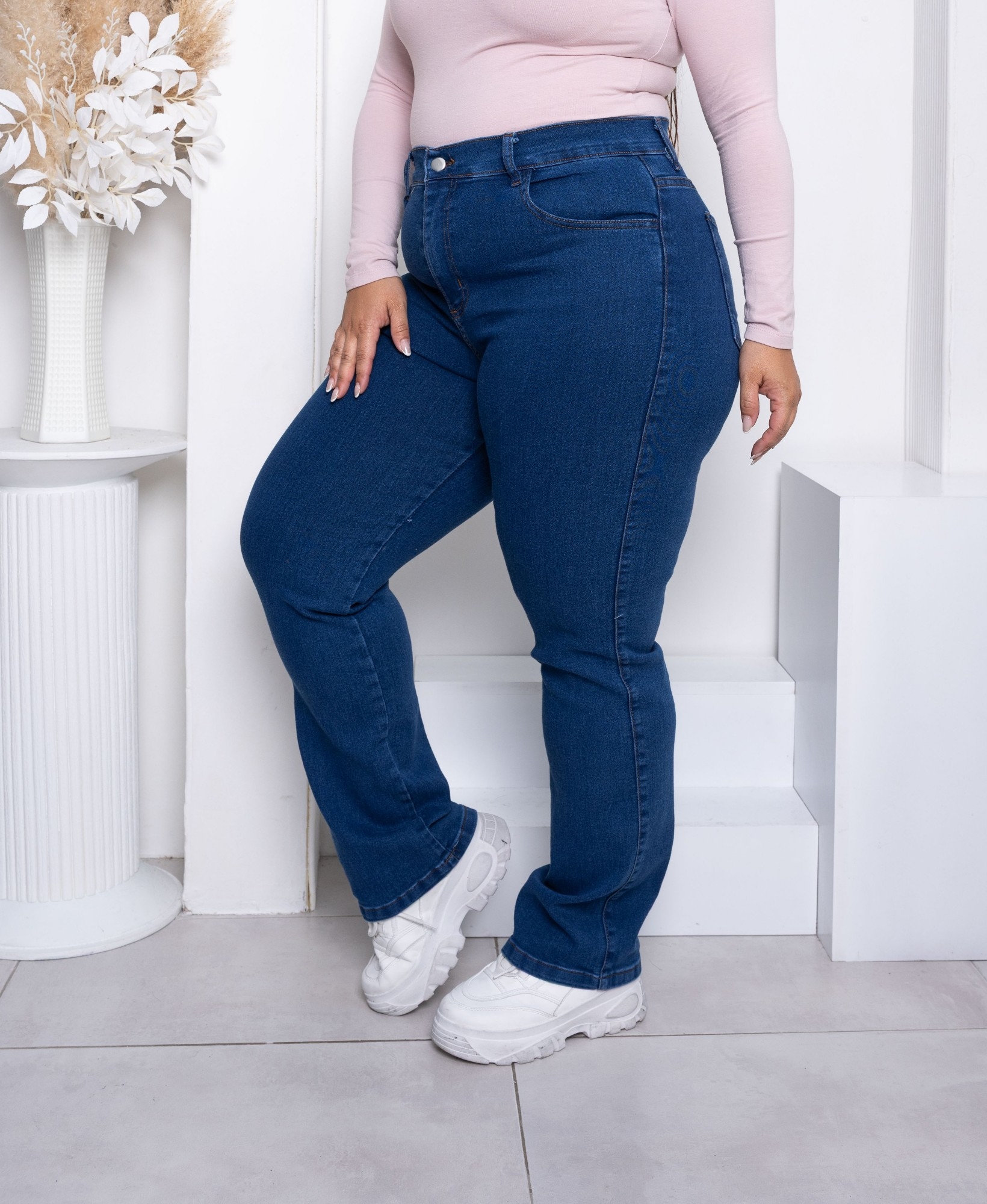 Jeans Recto Stom Liso Elastizado - Imagen 2