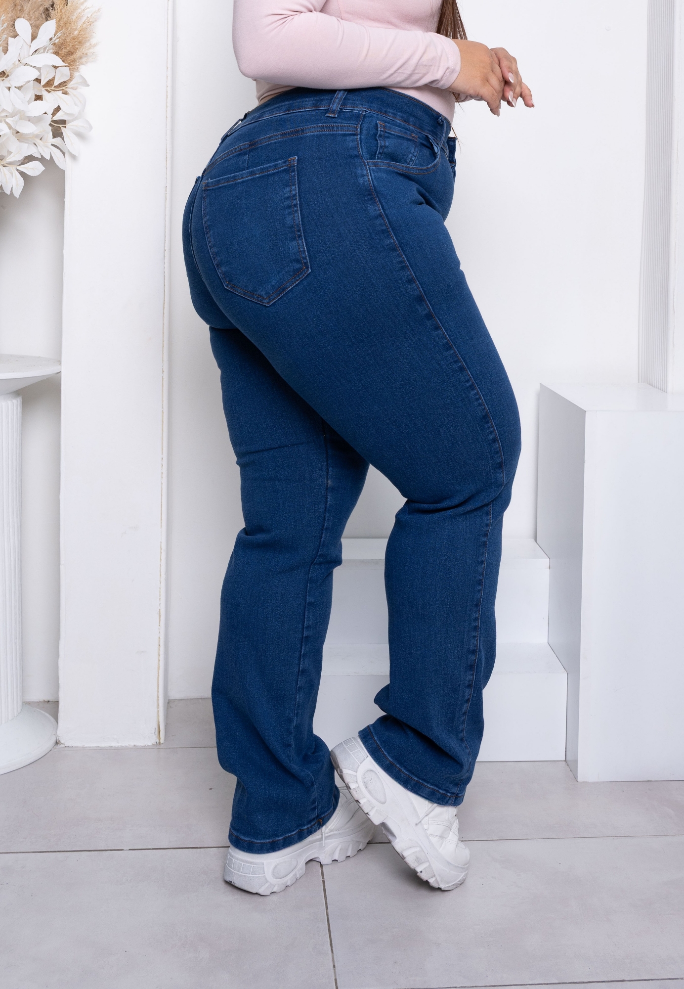 Jeans Recto Stom Liso Elastizado - Imagen 3