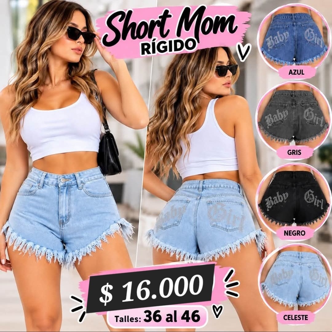 Short Jean Mom - Imagen 2