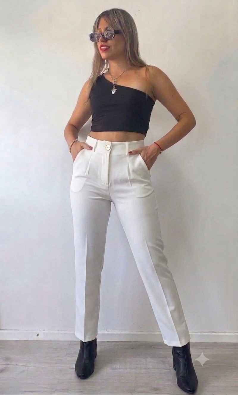 Pantalones Crep Sastrero - Imagen 2