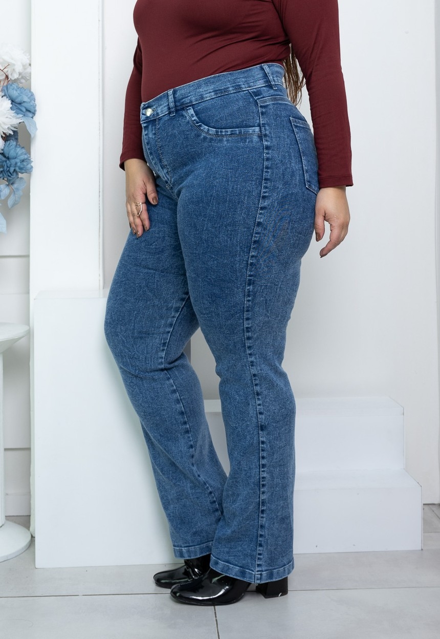 Jeans Recto Nevado Stom Elastizado - Imagen 3