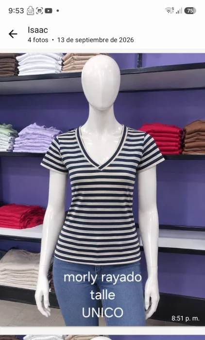 Remera de Mujer Talle Ùnica