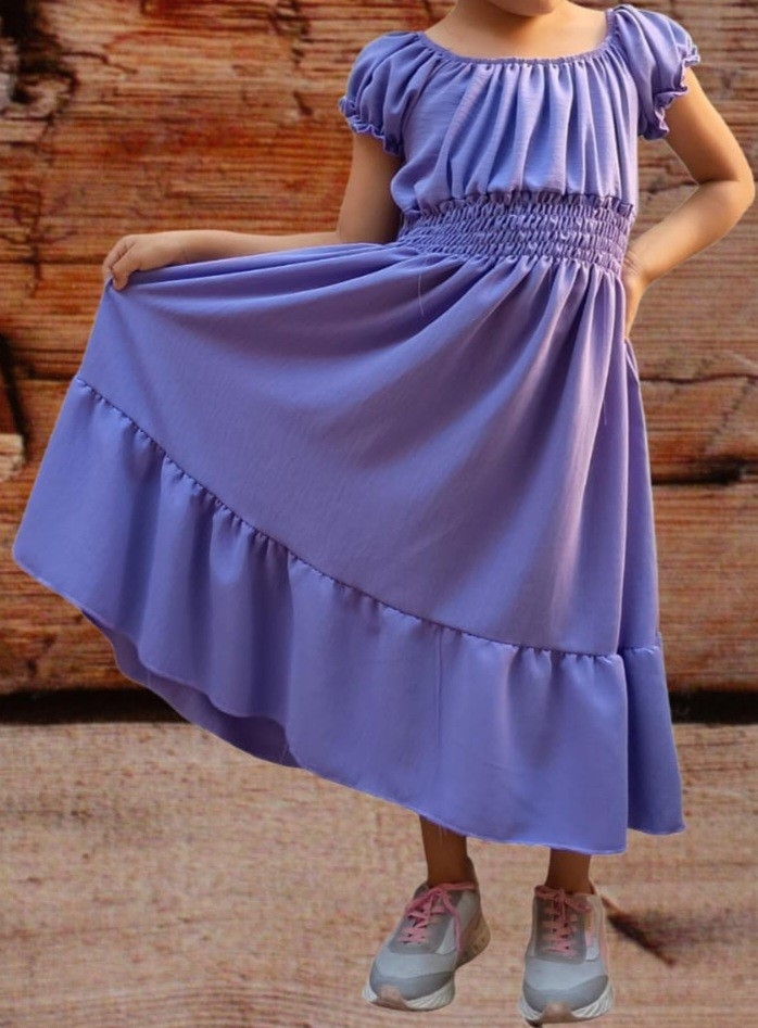 Vestidos de Nena Tipo Paisana en Lino Cey - Imagen 2