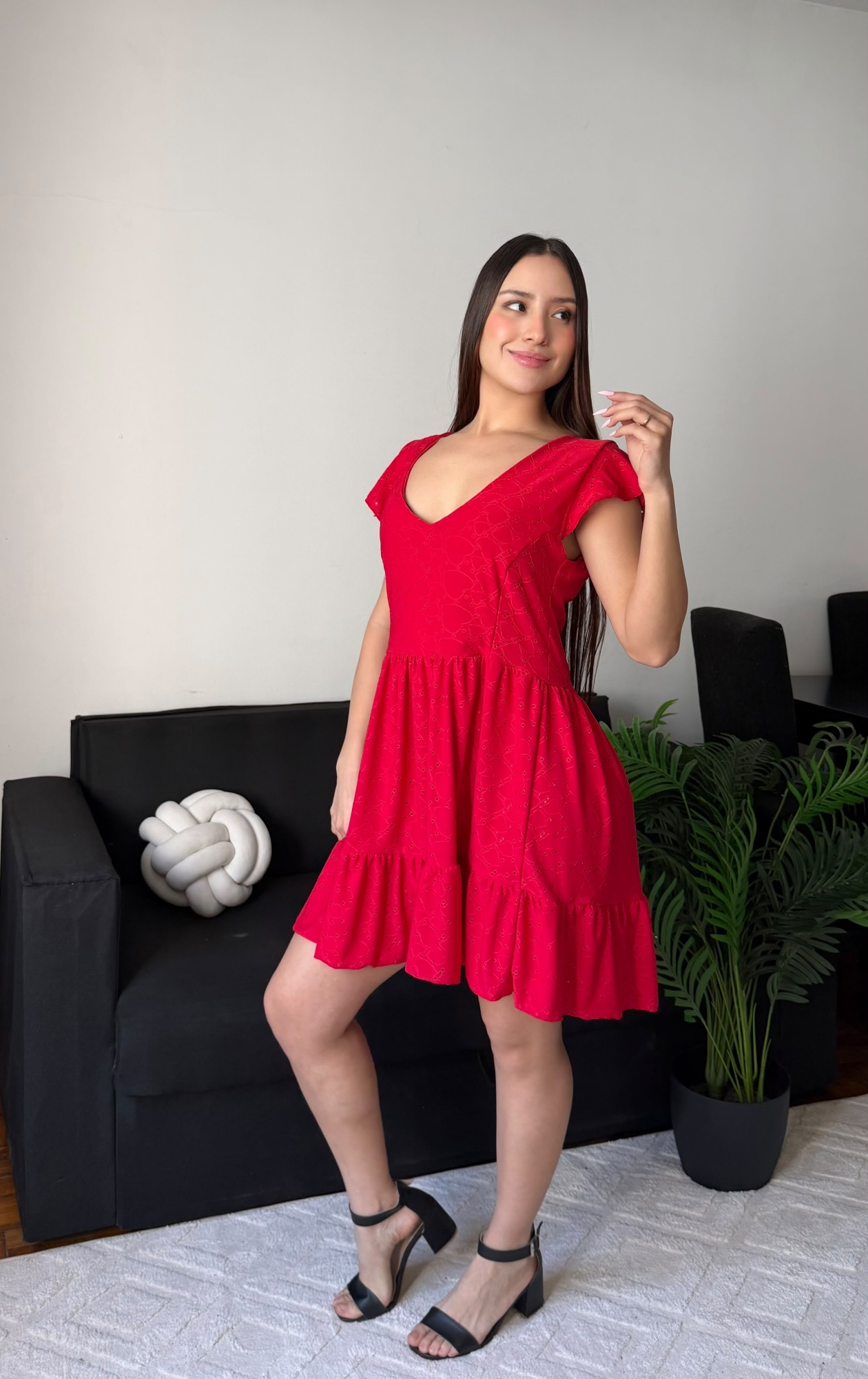 Vestido Broderi - Cielo - Imagen 4