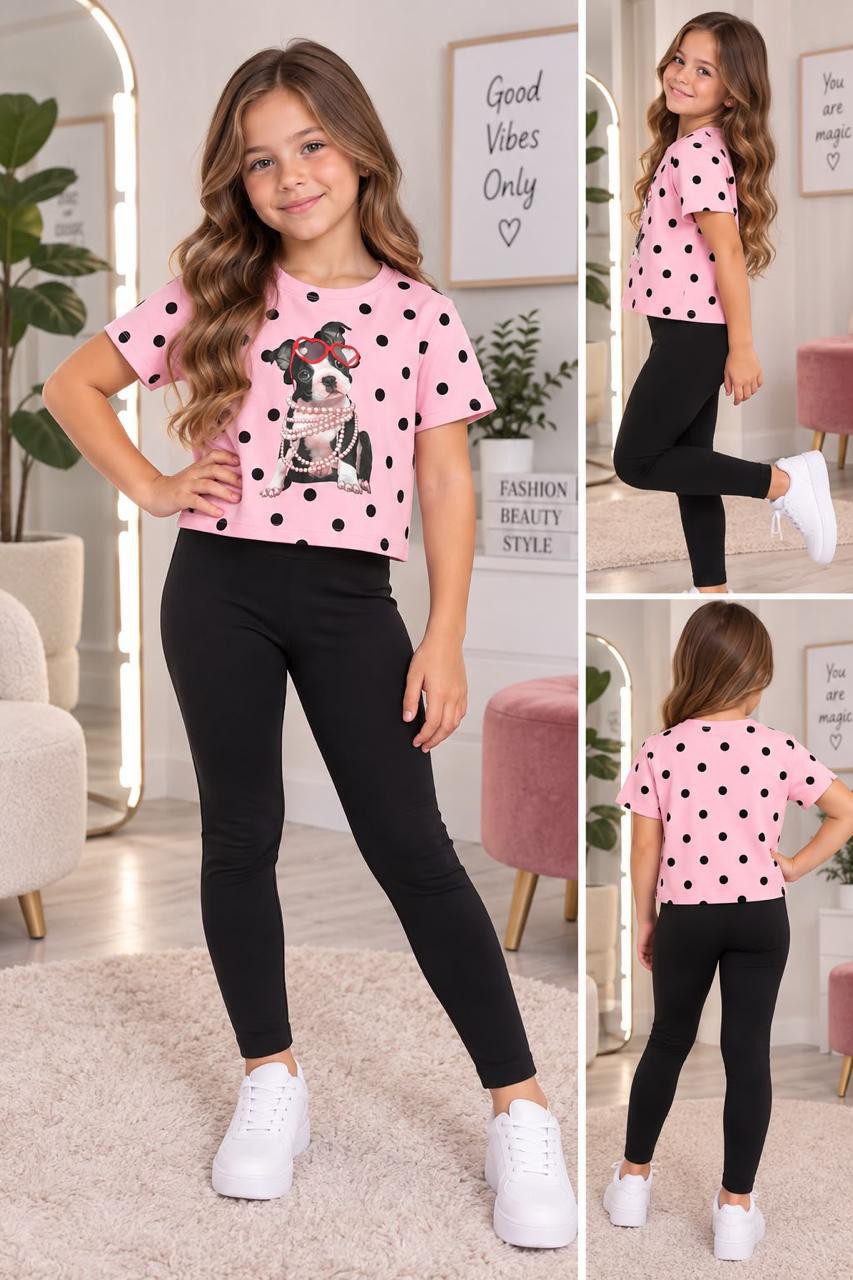 Remeras Algodon con Lunares y Estampas de Mascota  <3 - Imagen 2