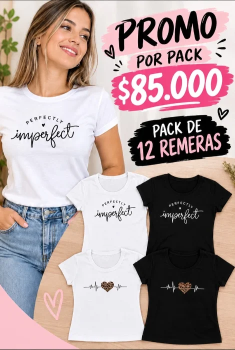 Gran Pack Promo de Remeras Imperdibles!!