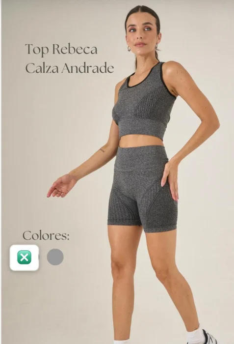 Conjunto Deportivo Shorts y Top