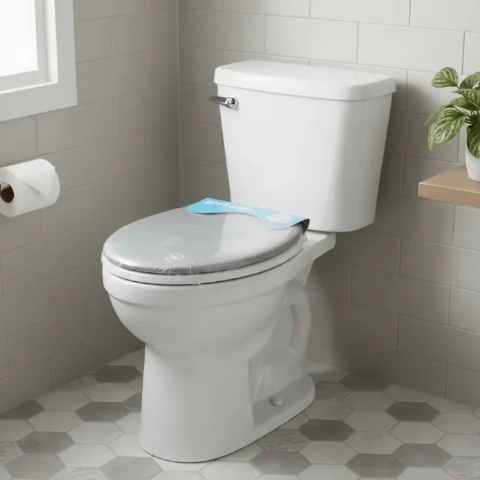 Asiento Inodoro Plastico Acolchonado Universal Tapa de Baño