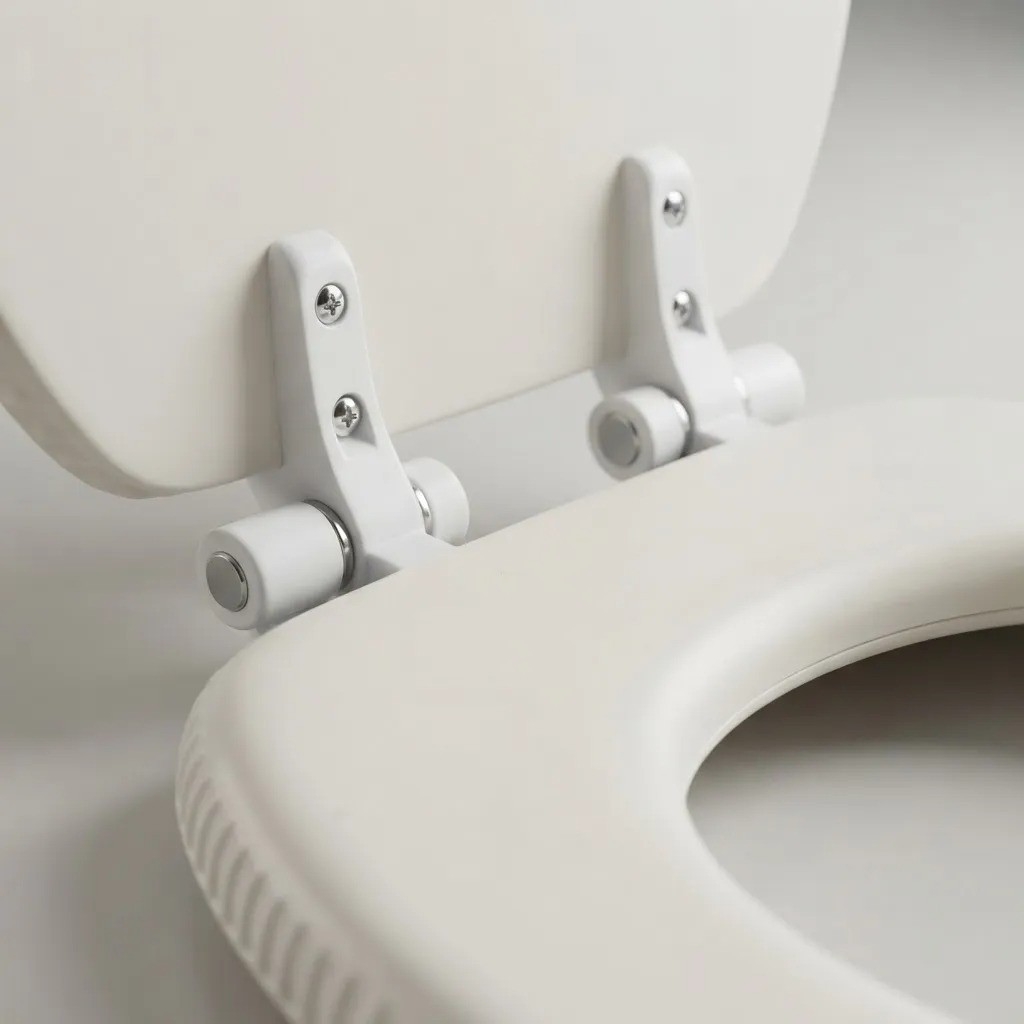 Asiento Inodoro Plastico Acolchonado Universal Tapa de Baño - Imagen 2