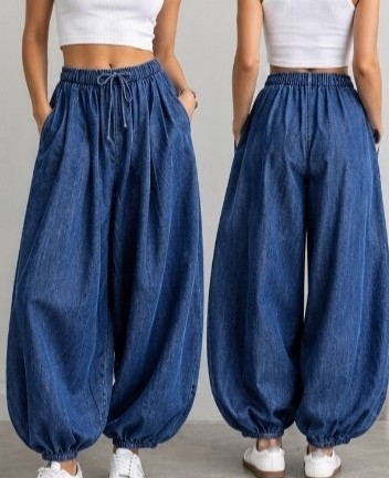 Pantalón Ballon/aladin Denim Camisero (próximamente) - Imagen 1