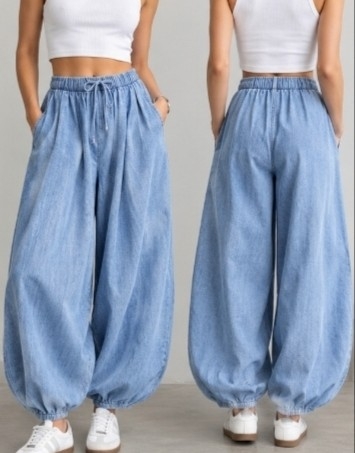 Pantalón Ballon/aladin Denim Camisero (próximamente) - Imagen 2
