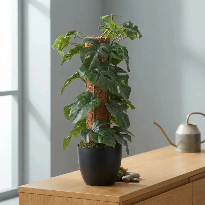 Planta Artificial Monstera con Tutor Decoracion Hogar