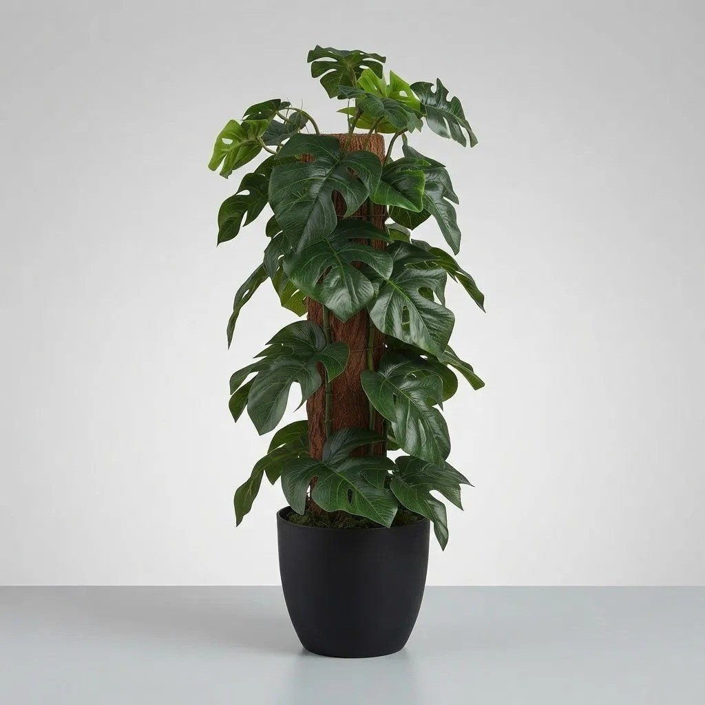 Planta Artificial Monstera con Tutor Decoracion Hogar - Imagen 3