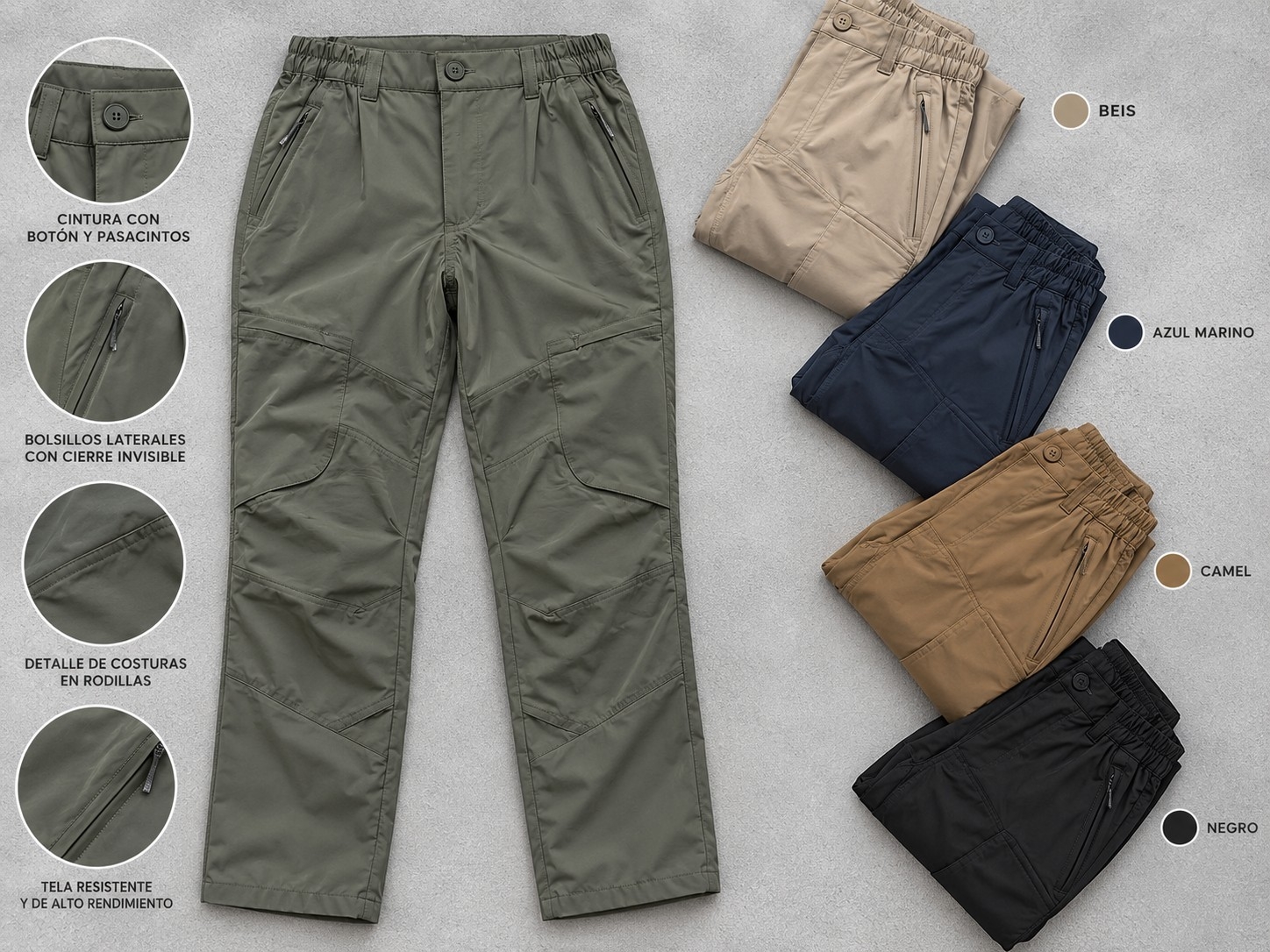 Pantalon Secado Rapido No Desmontable Exclusivo Mujer - Imagen 3
