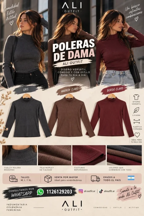 Poleras de Dama