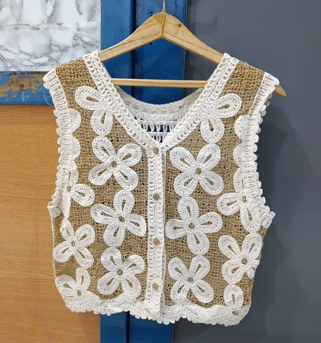 Chaleco Importado Broderie