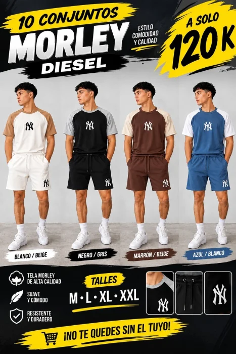 Conjuntos de Morley Diesel del M al Xxl