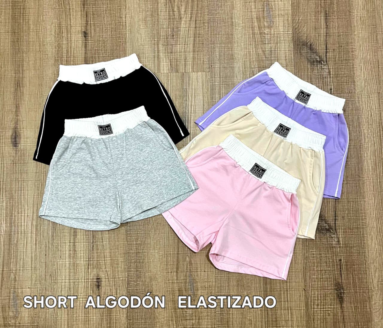 Short Algodon con Bolsillos Cintura Alta <3 - Imagen 2