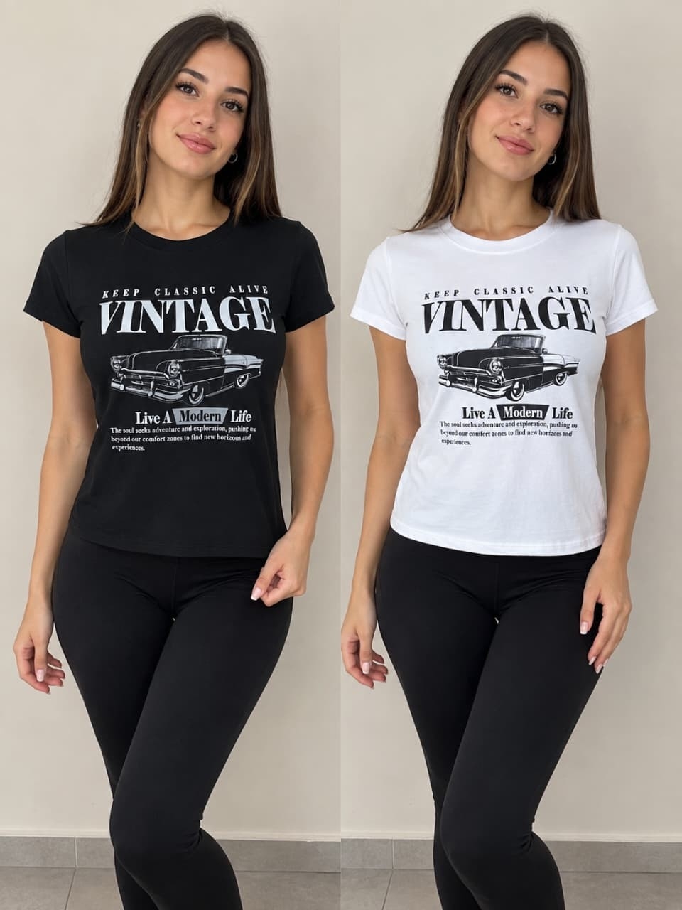 Remeras de Algodón con Lycra - Imagen 3